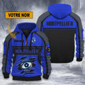 Montpellier Hérault Rugby – Dynamic Hoodie New edition with personalized name