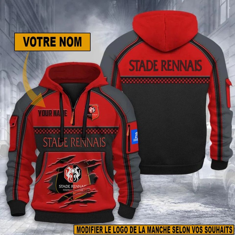 Stade Rennais FC – Dynamic Hoodie New edition with personalized name