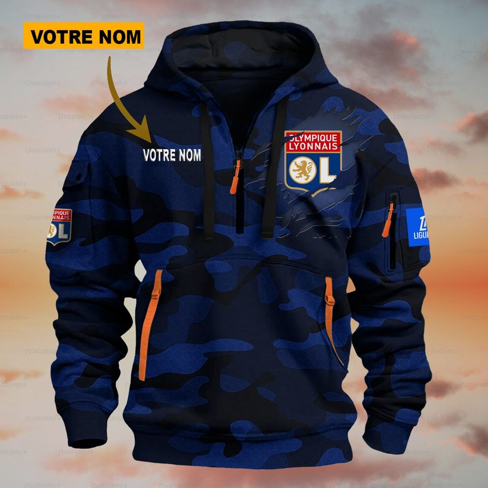 Olympique Lyonnais – Dynamic Hoodie Special Edition with personalized name