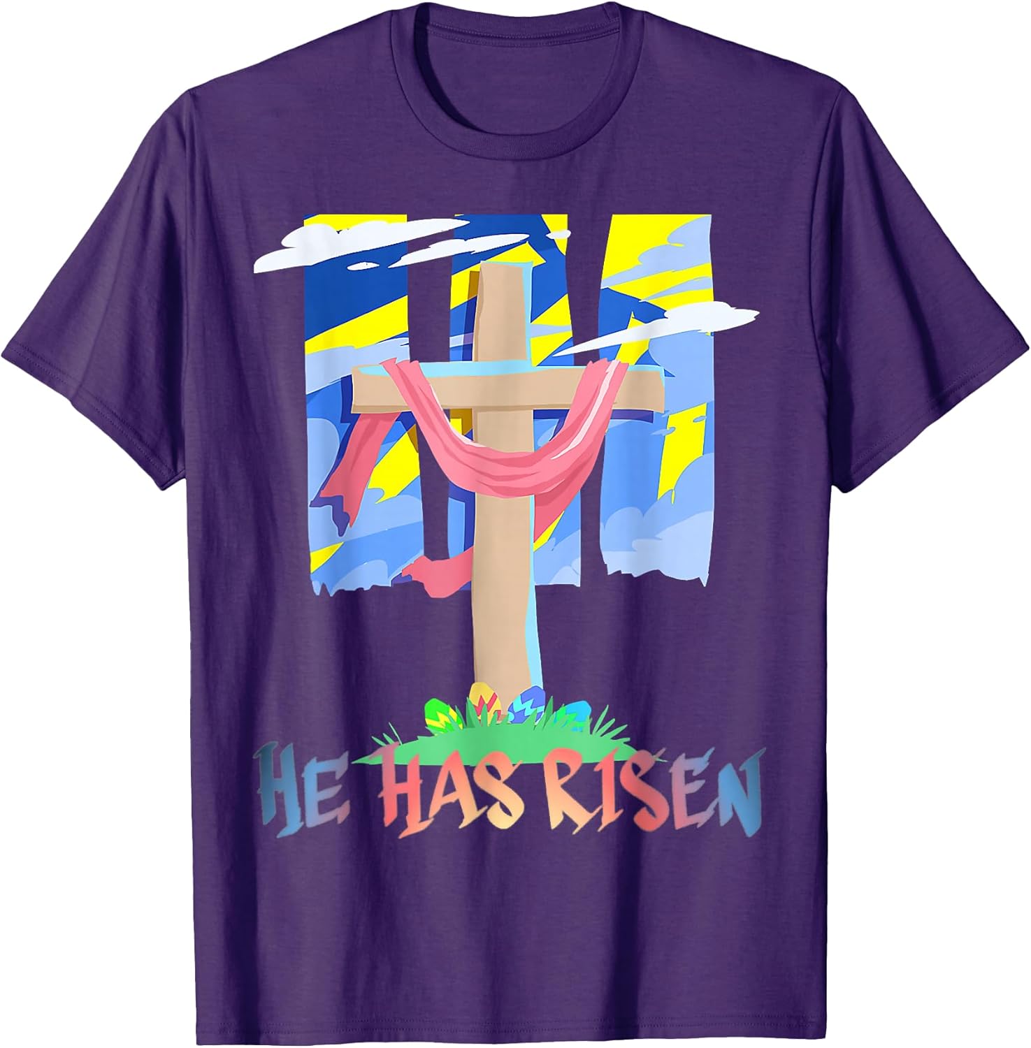 He Has Risen Christian Easter Resurrection Sunday T-Shirt