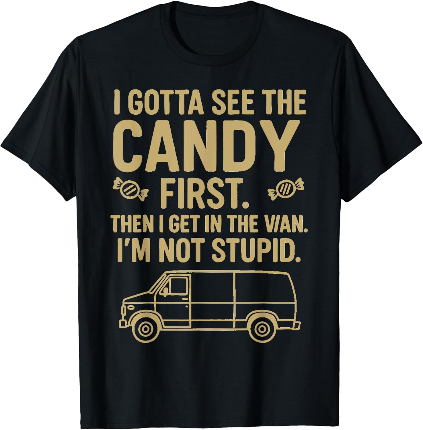 Free Candy Van Creepy Adult Apparel