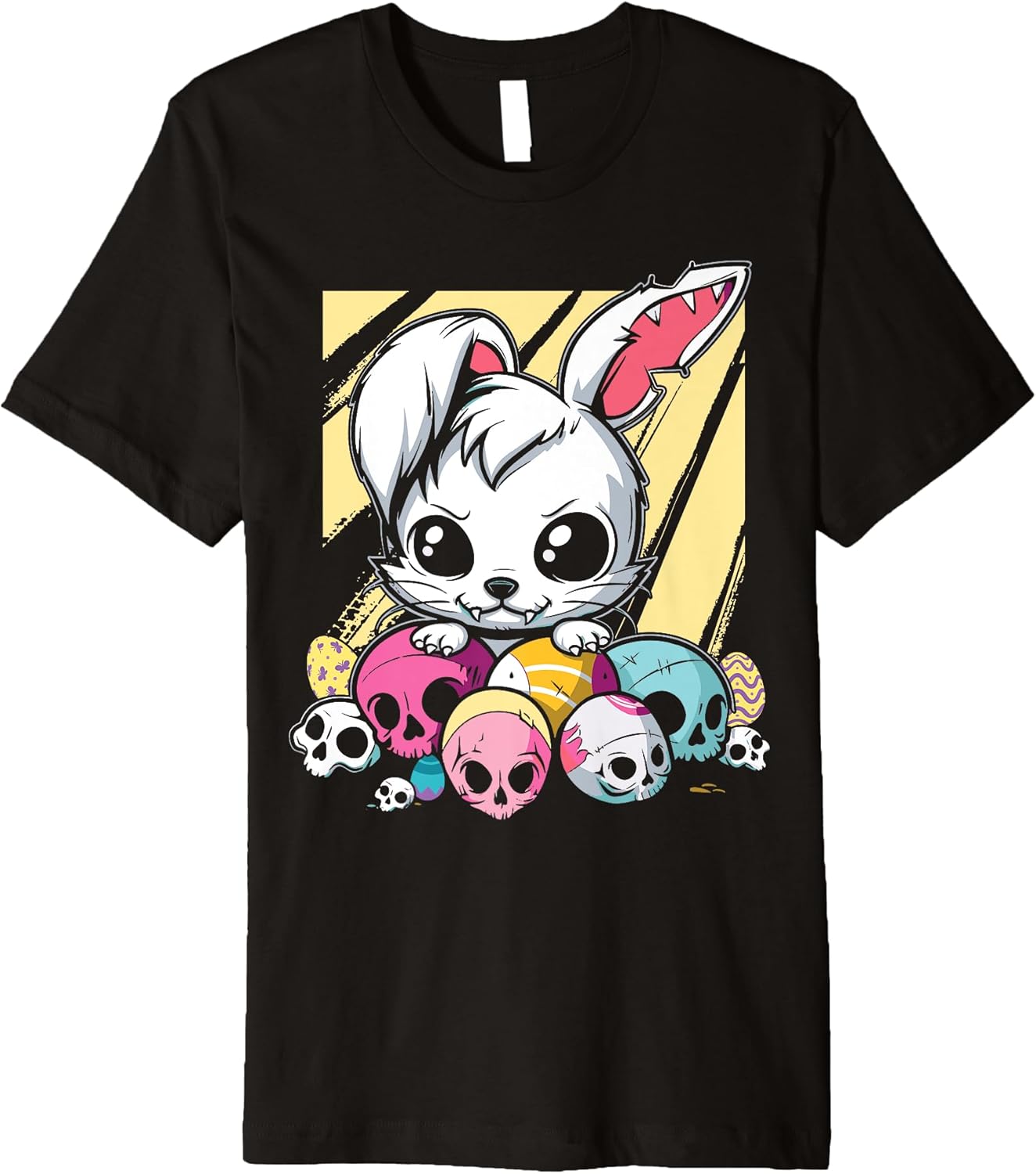 Pastel Goth Easter Bunny Dark Creepy Easter Eggs Premium T-Shirt