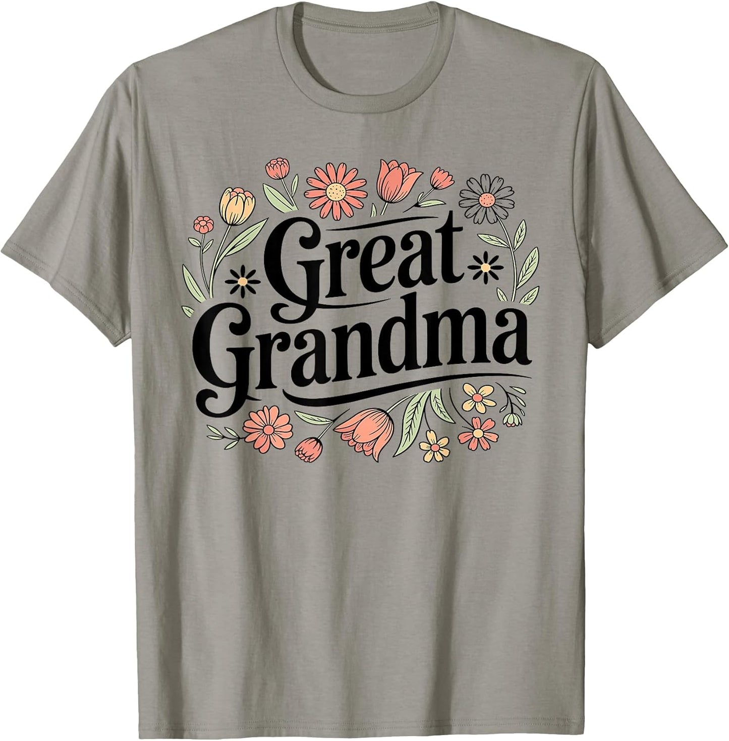 Wildflowers Great Grandma Floral Mother's Day Great Grandma T-Shirt