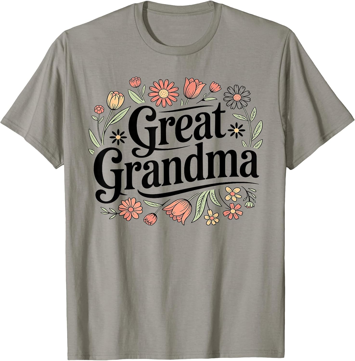 Wildflowers Great Grandma Floral Mother's Day Great Grandma T-Shirt