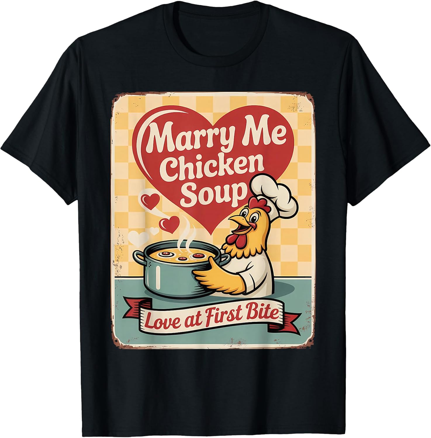 Marry Me Chicken Soup Lover Retro Merch.