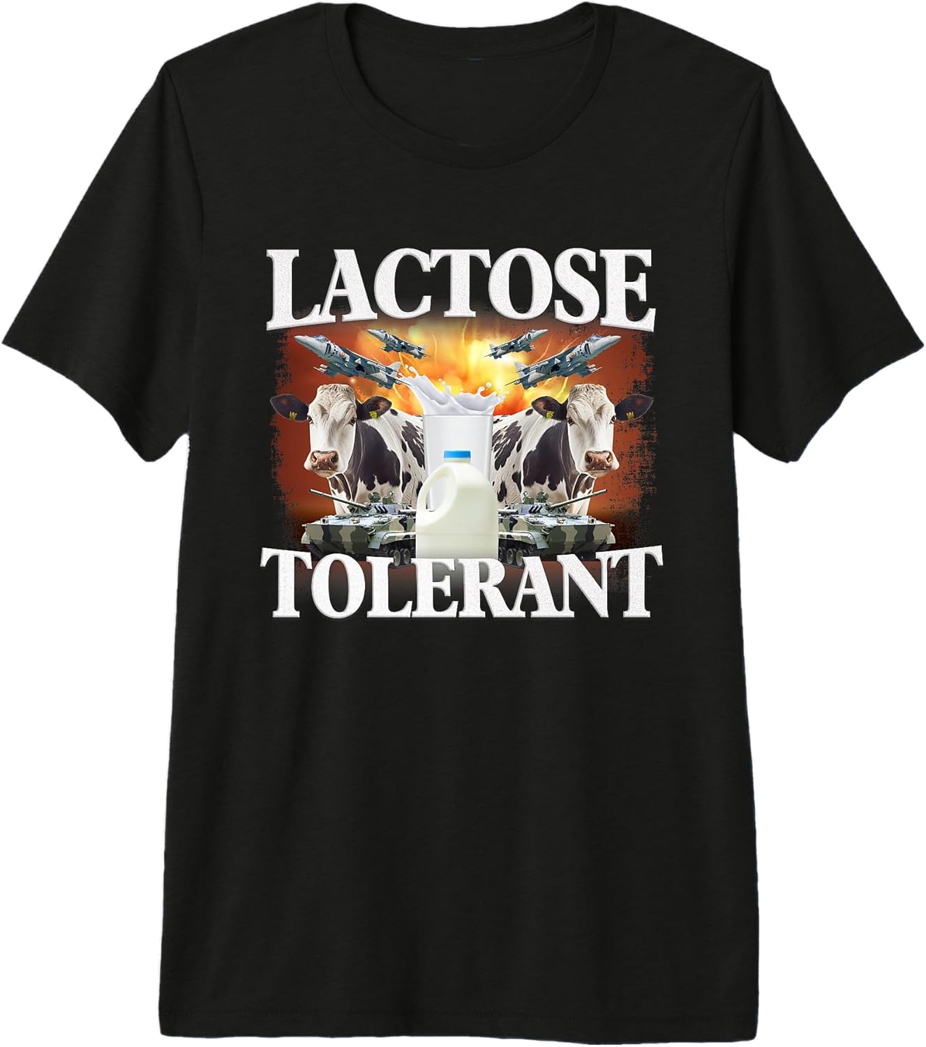 Funny Lactose Retro Pro-Dairy Apparel