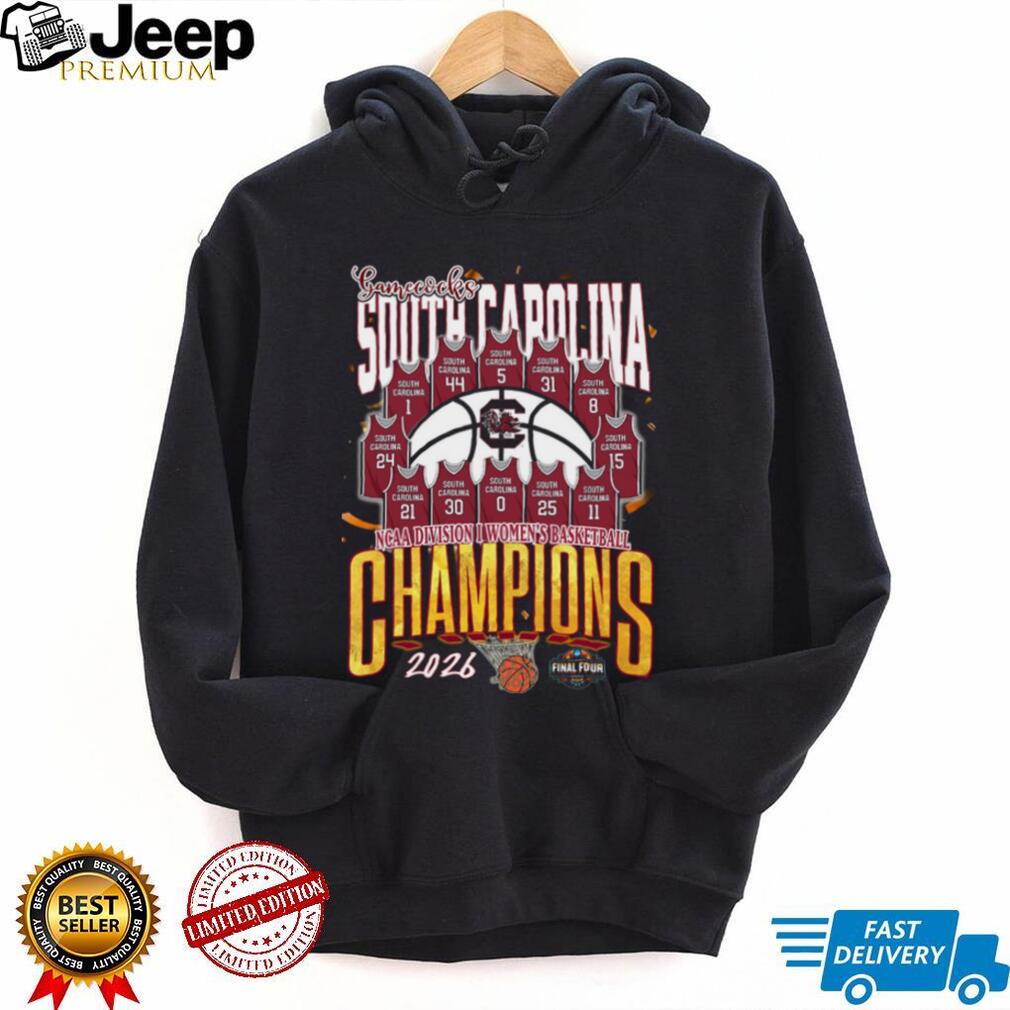 South Carolina Gamecocks 2026 NCAA Women’s Basketball National Champions T Shirt