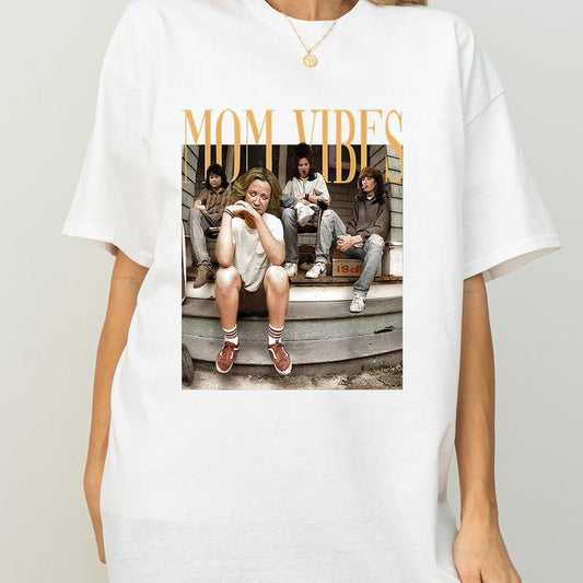 90s Mom Vibes T-Shirt, Funny Retro Mama Tee, Vintage Nostalgia Mom Shirt, Mother's Day Gift, Gift for Her, Trendy Mom Shirt
