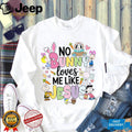 Peanuts Gang No Bunny Loves Me Like Jesus Easter Christian Shirt
