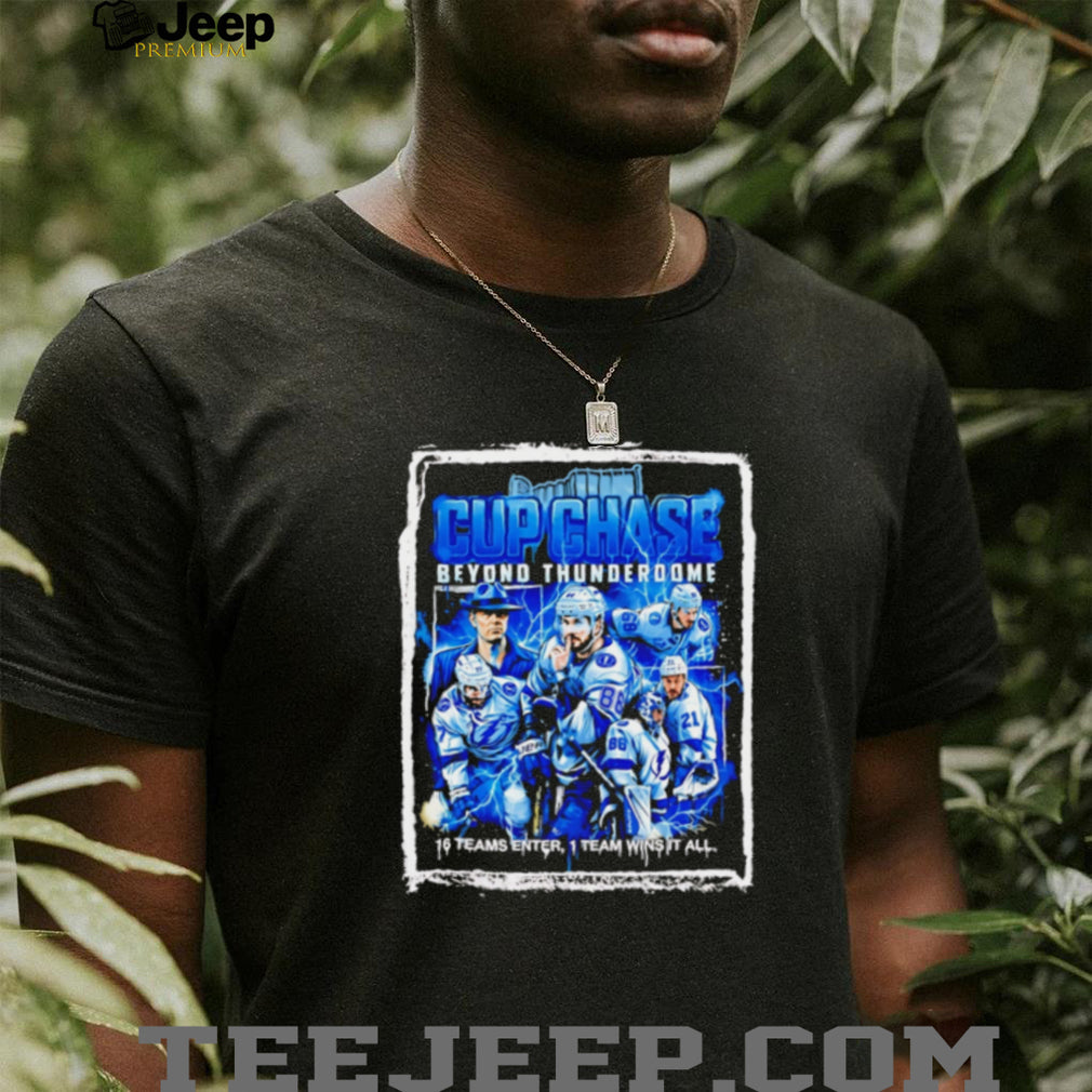 Tampa Bay Lightning Cup Chase Beyond Thunderdome Hockey Graphic T Shirt