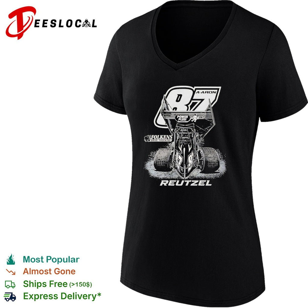 A-Aaron Reutzel Folkens Bros Trucking 87 Sprint Car shirt