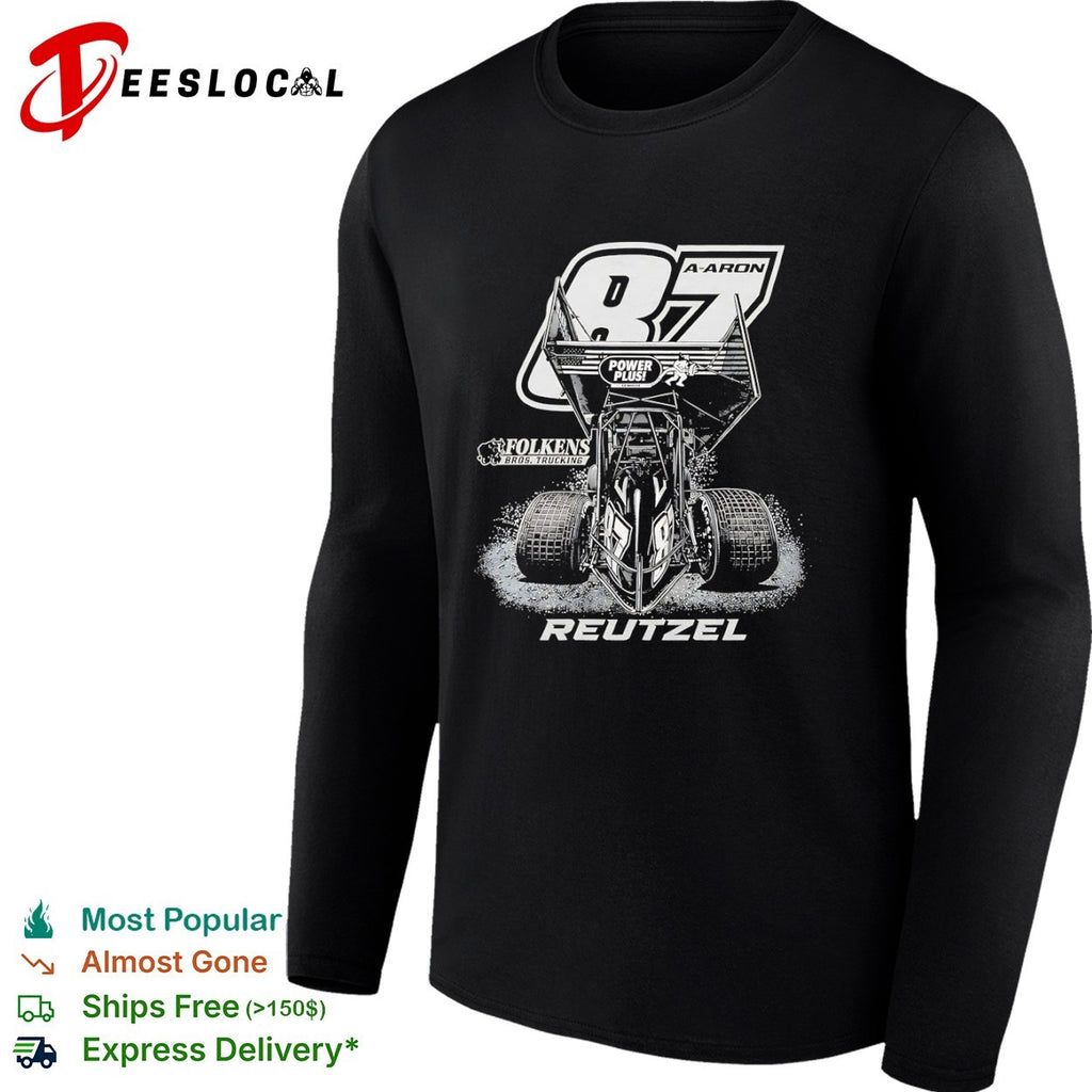 A-Aaron Reutzel Folkens Bros Trucking 87 Sprint Car shirt
