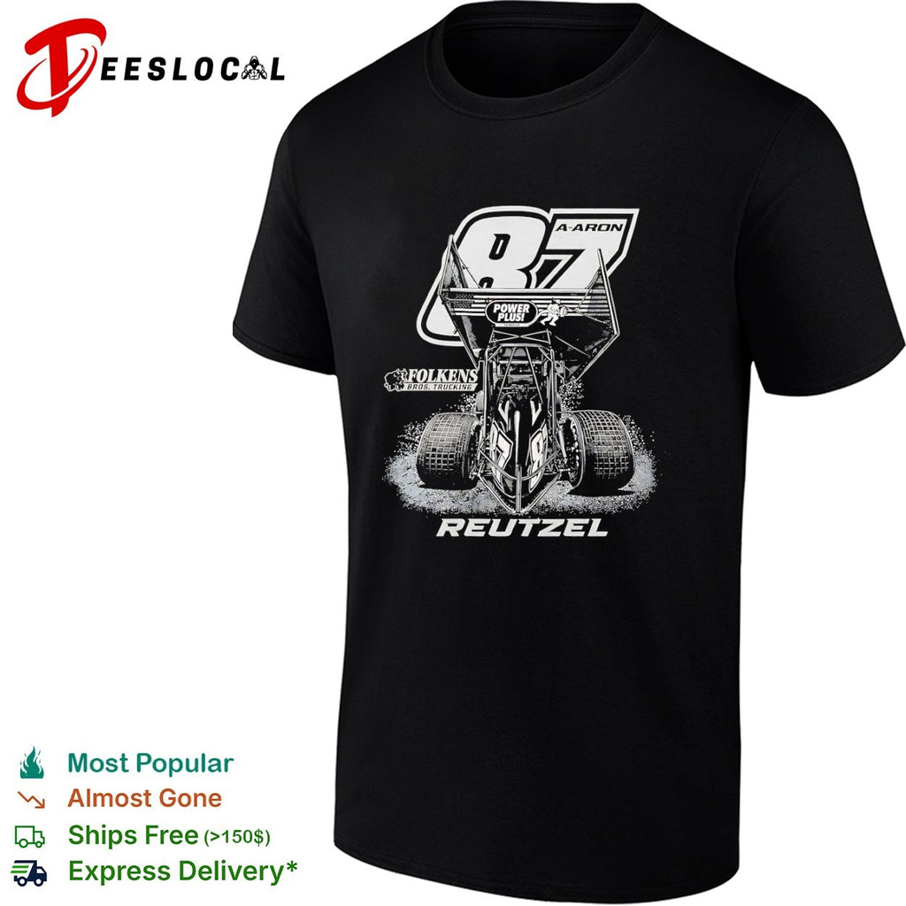 A-Aaron Reutzel Folkens Bros Trucking 87 Sprint Car shirt