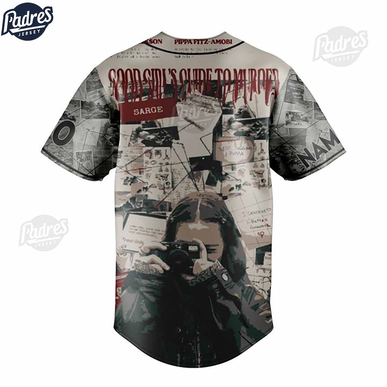 Custom Baseball Jersey A Good Girl's Guide to Murder Missing - Padres Jersey Oasis: Elevate Your Baseball Style... (Image 2)