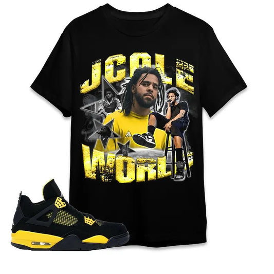 A J 4 Thunder Unisex T-Shirt, Tee, Jay Cole, Shirt To Match Sneaker