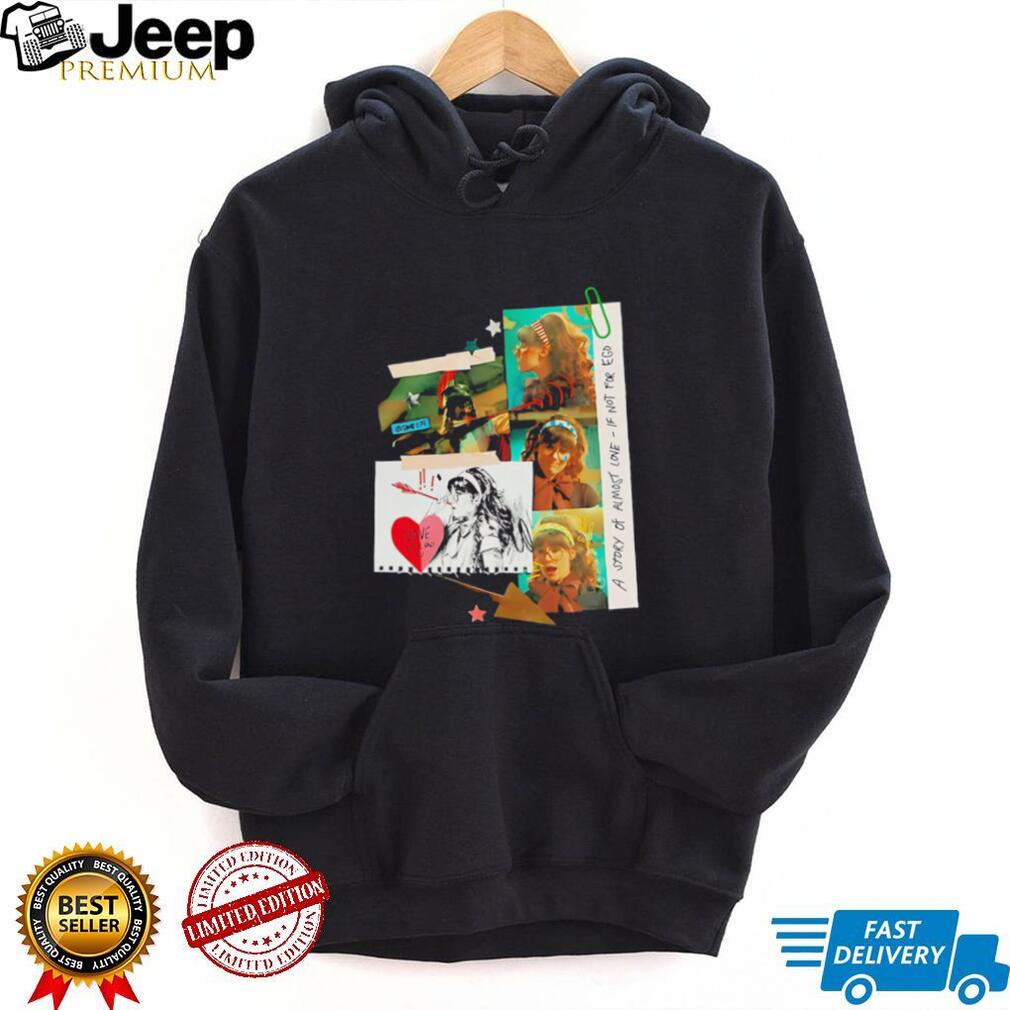 A Story Of Almost Love Retro Collage Aesthetic Graphic T Shirt