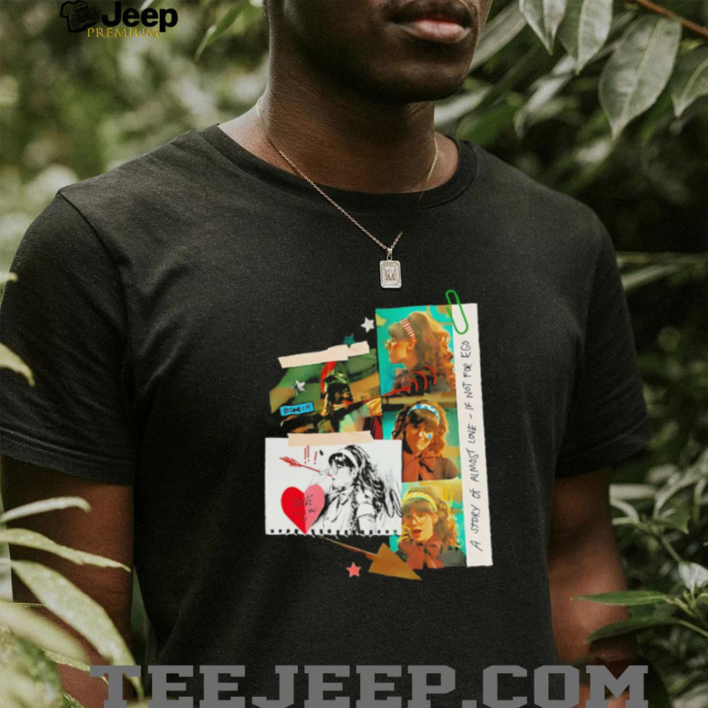 A Story Of Almost Love Retro Collage Aesthetic Graphic T Shirt