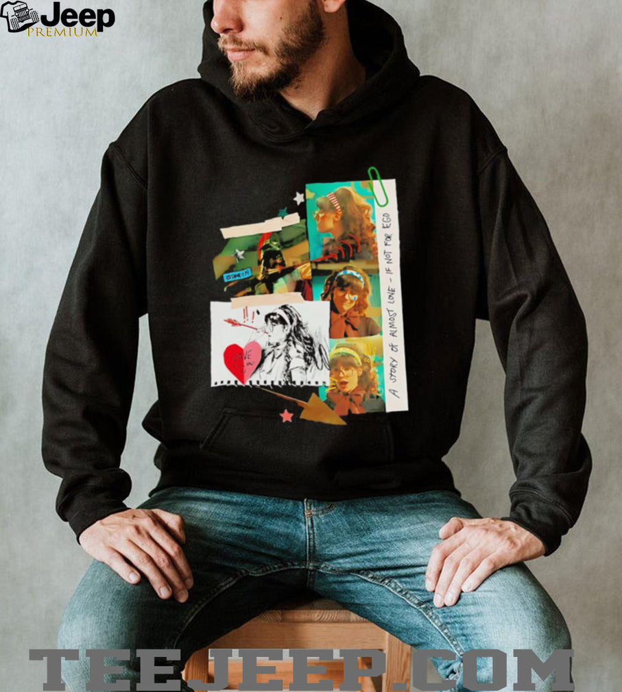 A Story Of Almost Love Retro Collage Aesthetic Graphic T Shirt