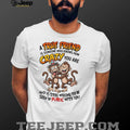A true friend is someone who knows how crazy you are cartoon monkeys shirt