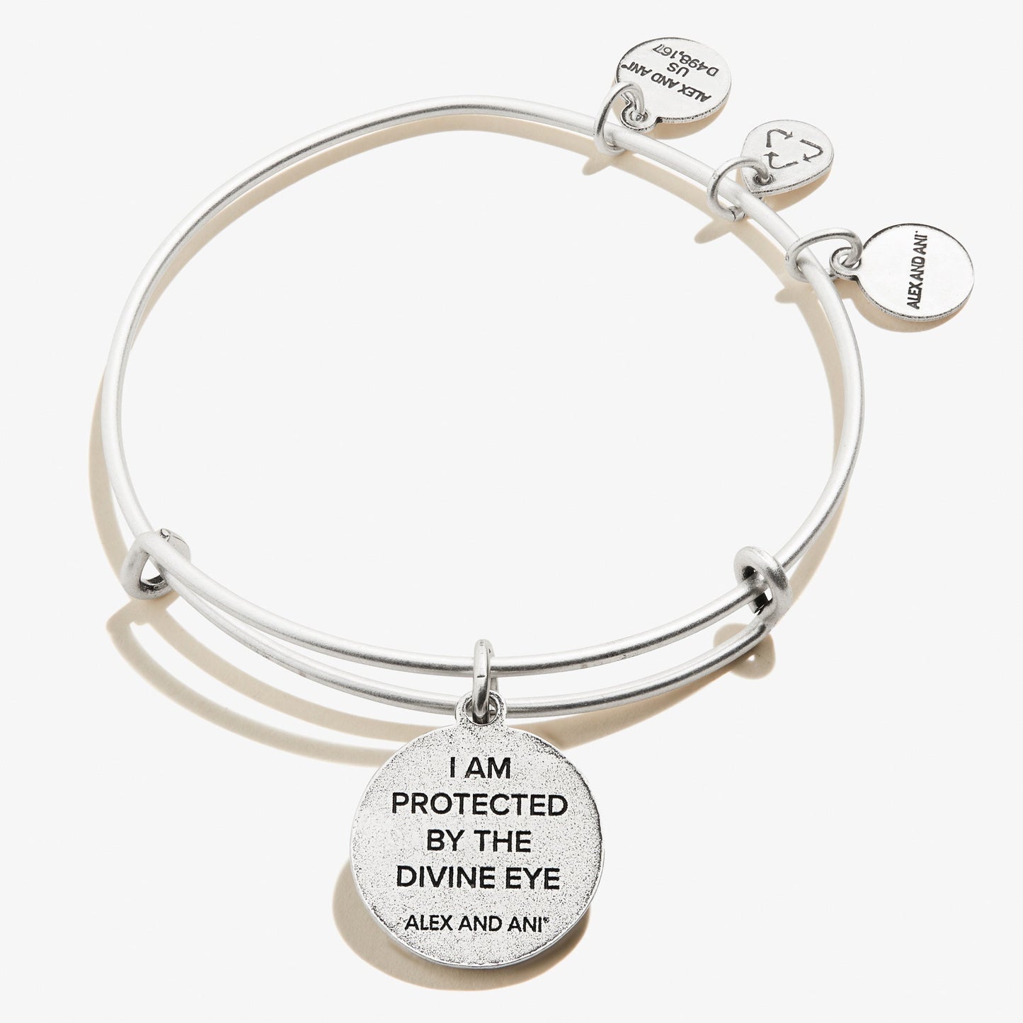 Evil Eye + Sodalite Charm Bangle