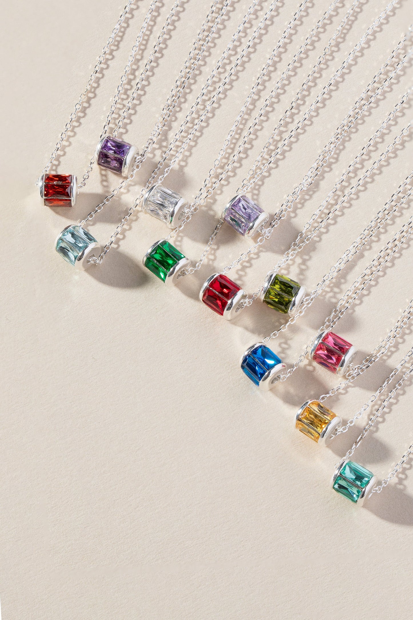 February Birthstone Precious Pendant Necklace