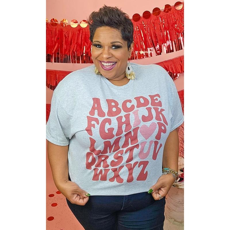ABC I Love You Graphic T-Shirt
