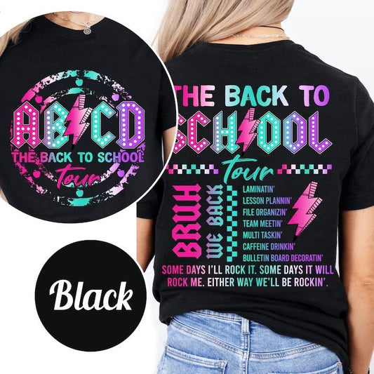 ABCD Teacher Tour Shirts, Back to School Shirt for Teachers, First Day Of School Teacher Shirt, Teacher Gift, Teacher Team Shirt, Tour  T-shirt, sweater and Hoodie