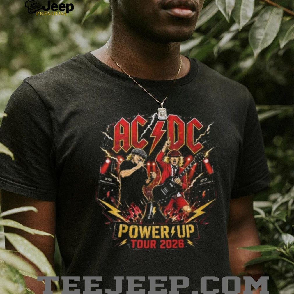 AC DC Power Up Tour 2026 Vintage Style Concert Apparel for Rock Music Shirt