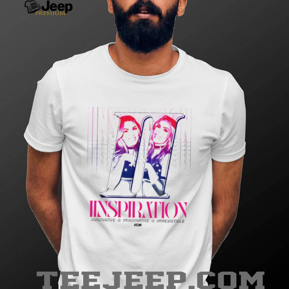 AEW The IInspiration Cassie Lee and Jessica McKay Innovative Imaginative T Shirt