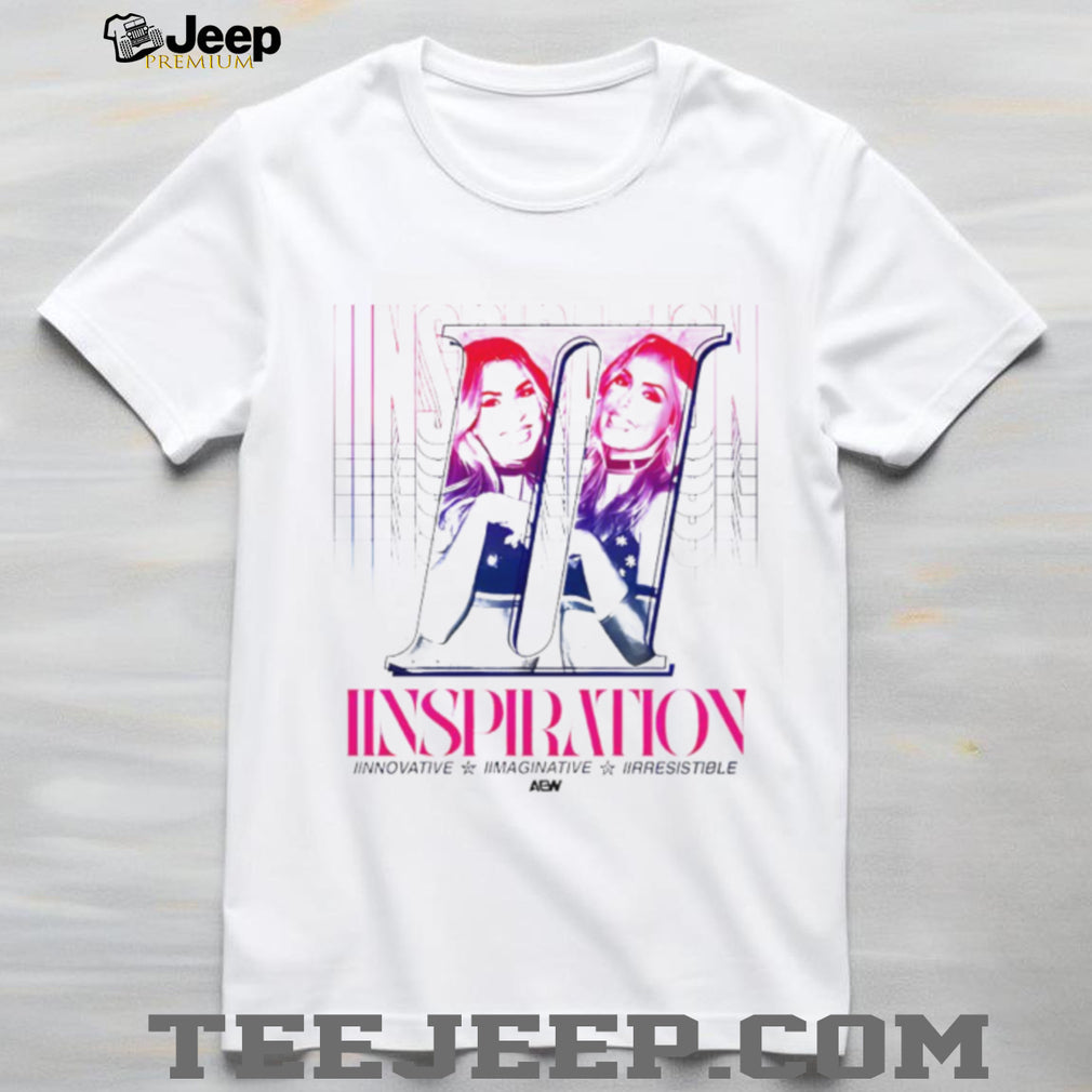 AEW The IInspiration Cassie Lee and Jessica McKay Innovative Imaginative T Shirt