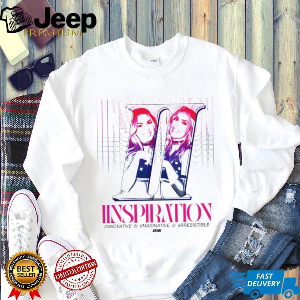 AEW The IInspiration Cassie Lee and Jessica McKay Innovative Imaginative T Shirt