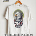 United States America 250 Retired Eagle Dog Tags Semiquincentennial T Shirt