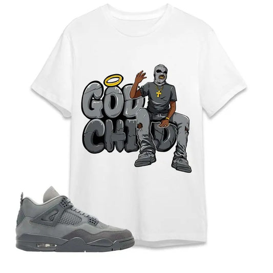 AJ 4 Pari Unisex T-Shirt, God Child, Shirt To Match Sneaker, Back To School Gift
