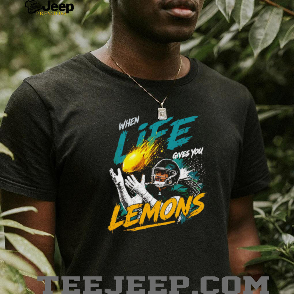 AJ Brown When Life Gives You Lemons Philadelphia Football Fans Vintage Style Men T Shirt