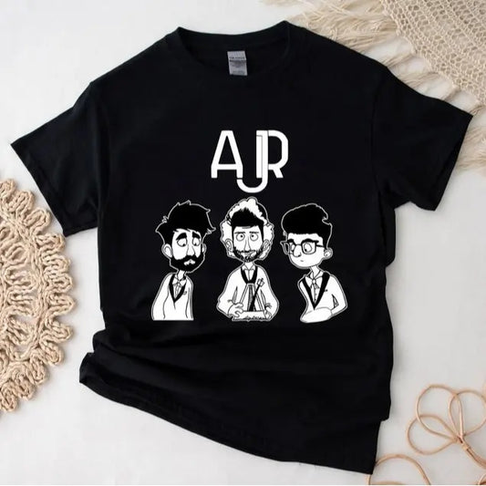 AJR 2024 Tour T-Shirt, AJR The Maybe Man Tour 2024 Tour Shirt, Ajr The Click Galaxy Cotton Menswear Tshirt