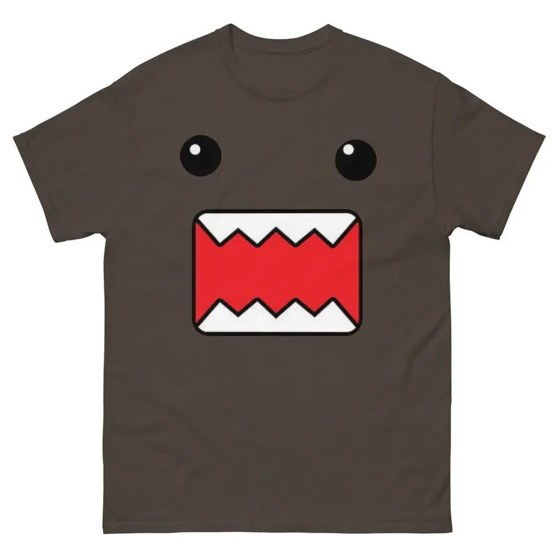 ALL COLORS domo kun t shirt emo scene grunge y2k tapout affliction Top Womenswear