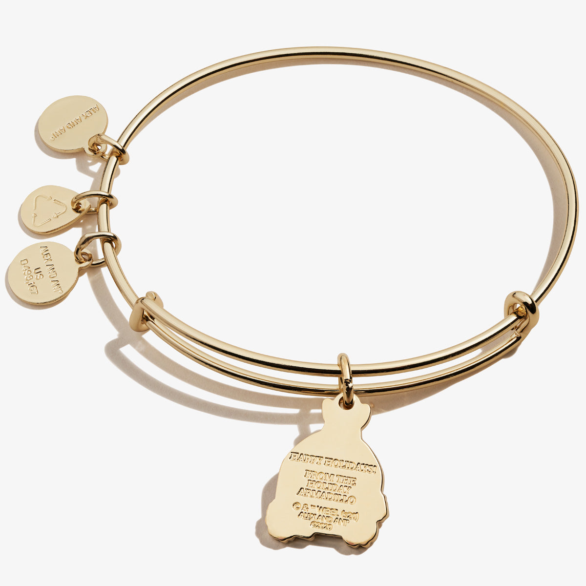 FRIENDS™ Holiday Armadillo Charm Bangle