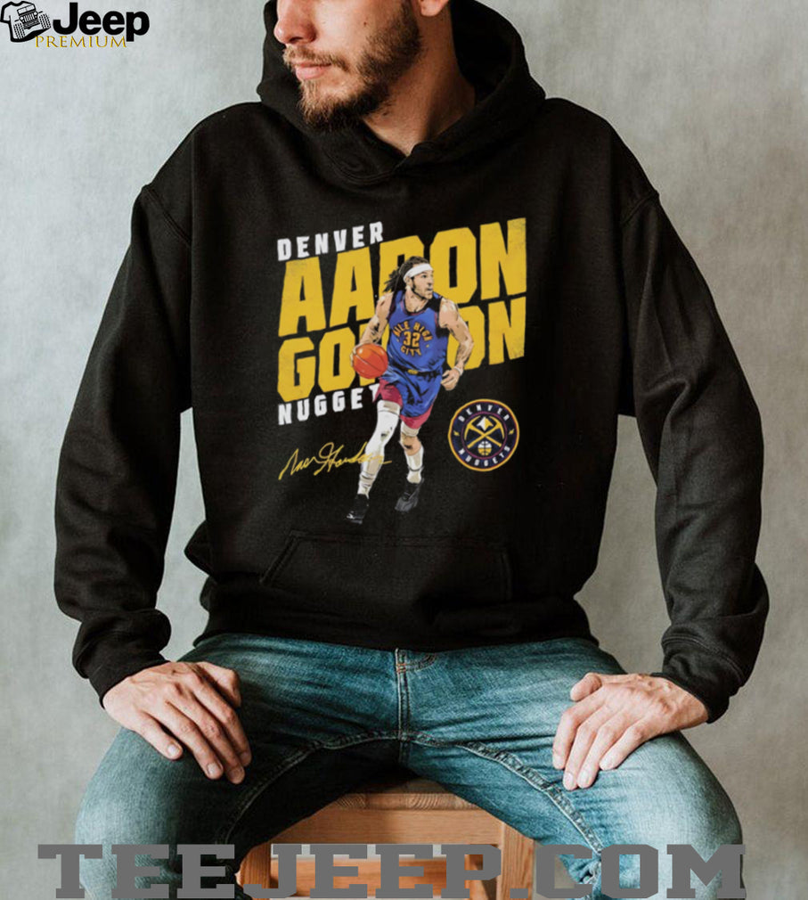 Aaron Gordon Denver Nuggets Mile High City Basketball Graphic T Shirt