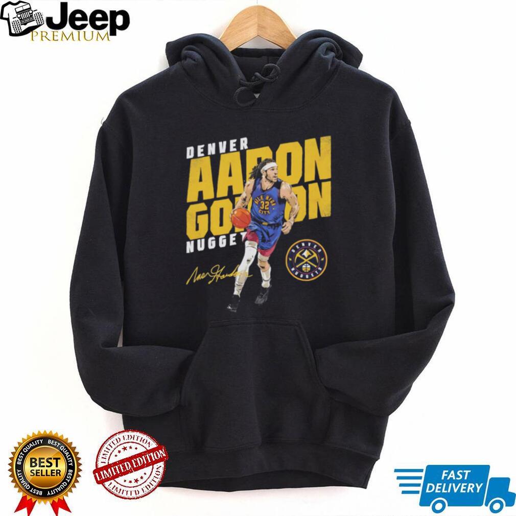 Aaron Gordon Denver Nuggets Mile High City Basketball Graphic T Shirt