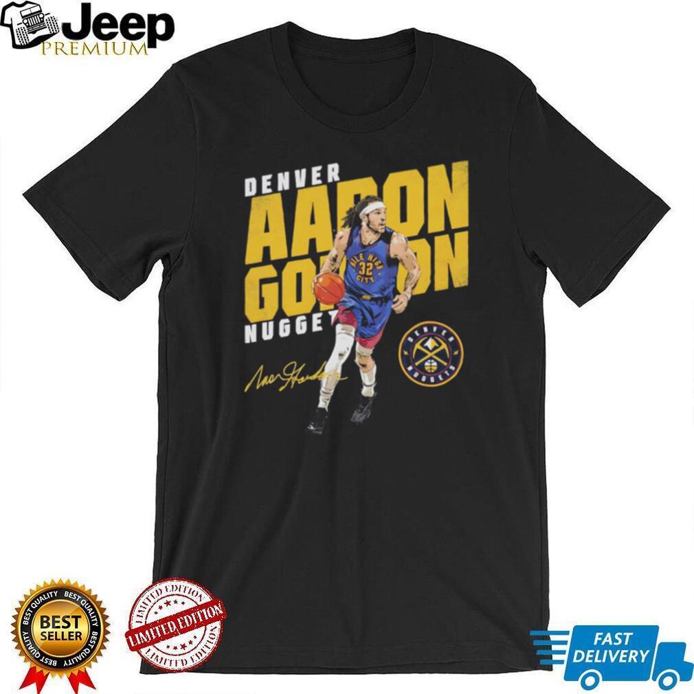 Aaron Gordon Denver Nuggets Mile High City Basketball Graphic T Shirt