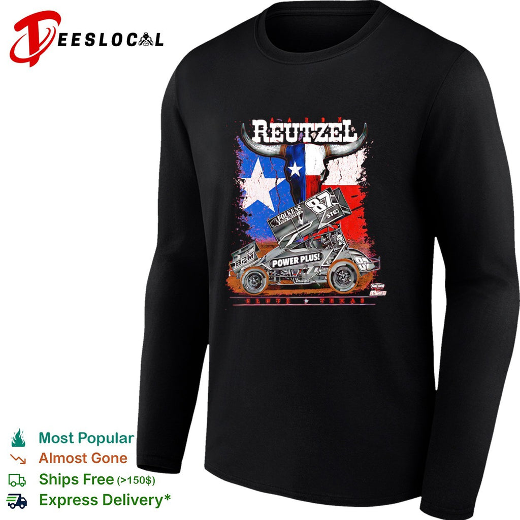 Aaron Reitzel 87 Power Plus Sprint Car Clute Texas shirt