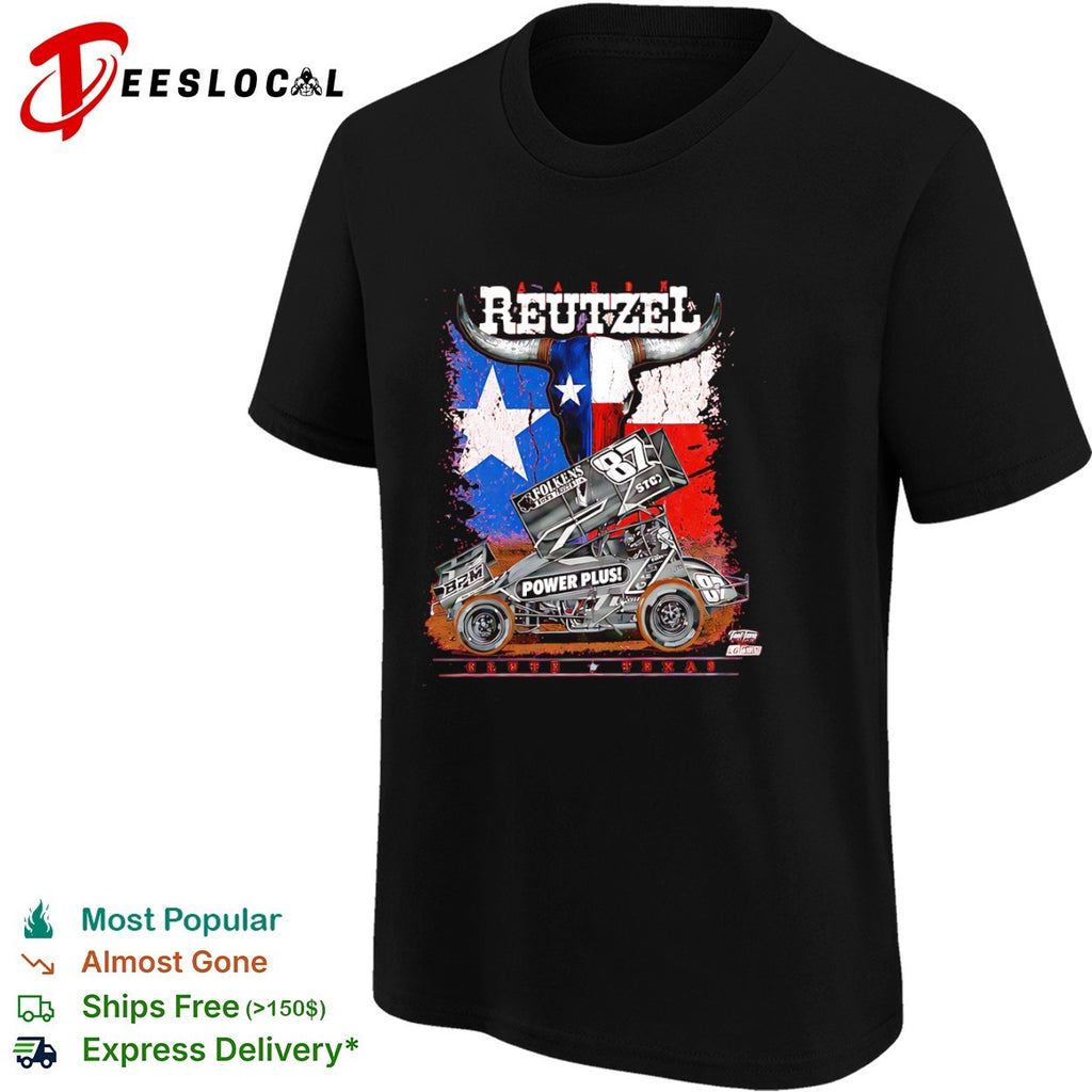 Aaron Reitzel 87 Power Plus Sprint Car Clute Texas shirt
