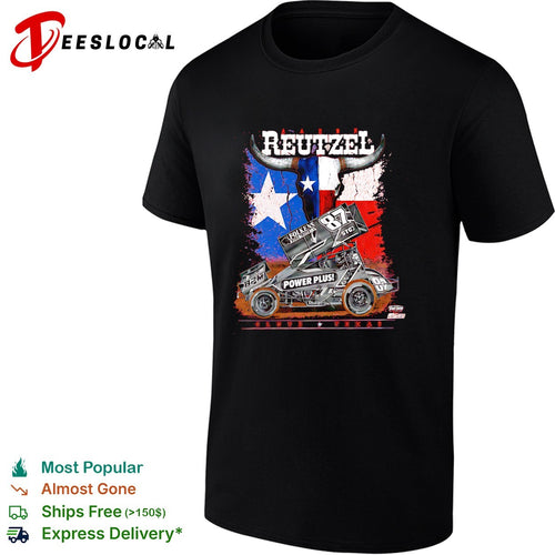 Aaron Reitzel 87 Power Plus Sprint Car Clute Texas shirt