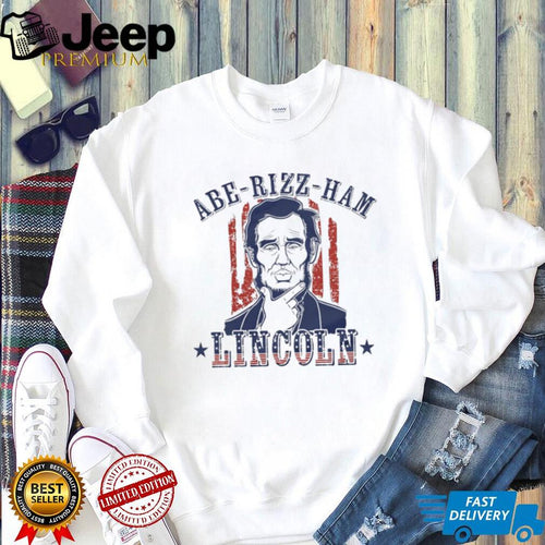 Abe Rizz Ham Lincoln Funny Abraham Lincoln Rizz Aesthetic White T Shirt