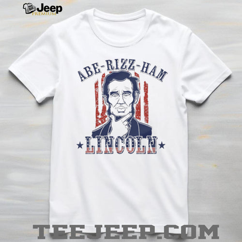 Abe Rizz Ham Lincoln Funny Abraham Lincoln Rizz Aesthetic White T Shirt