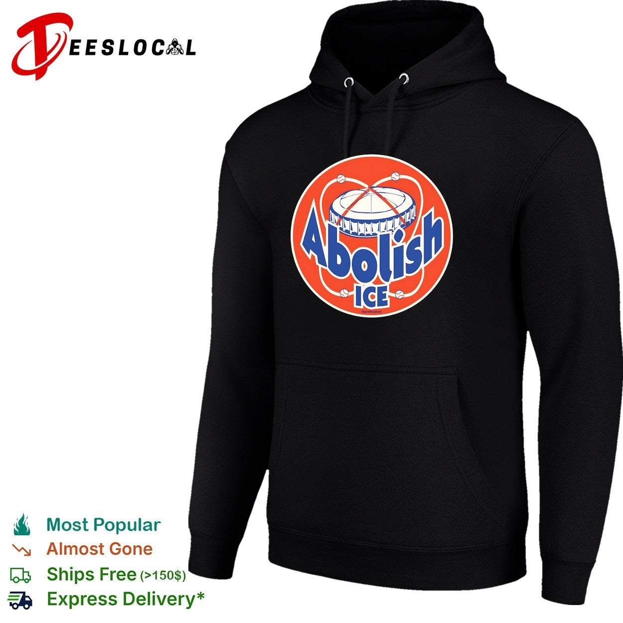 Abolish ICE baseball stadium dome shirt