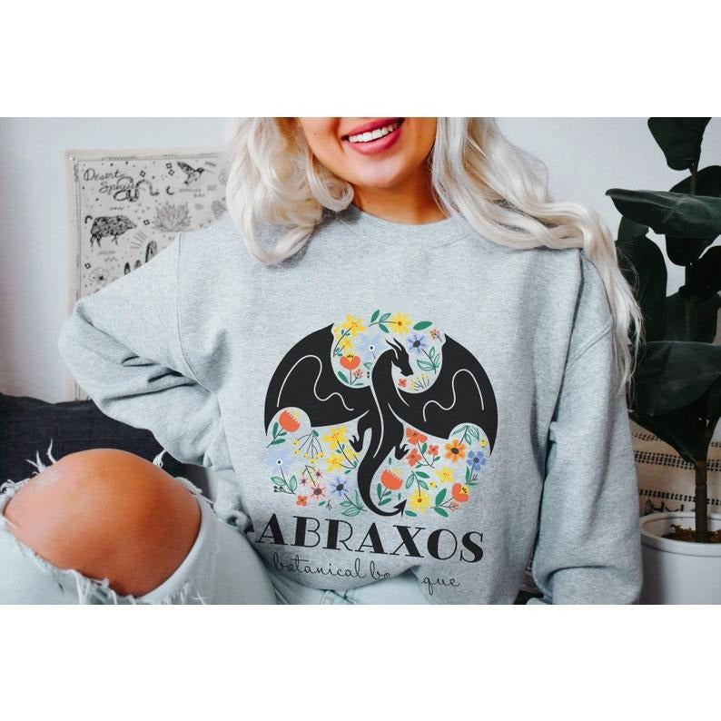Abraxos Botanical Boutique Throne of Glass ToG Sweatshirt | OFFICIALLY LICENSED | Sarah J. Maas Sjm Manon Blackbeak The Thirteen 13 Dorian