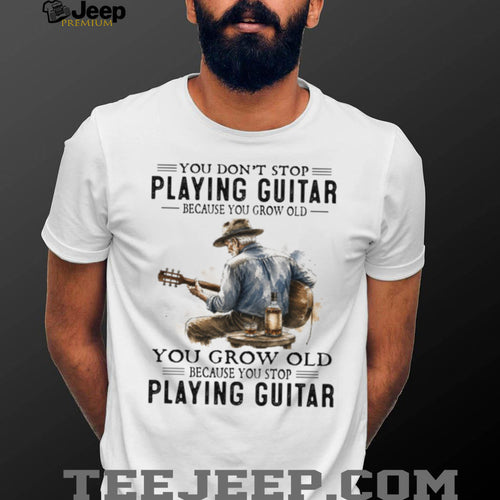 Acoustic Guitar Player Bourbon Whiskey Vintage Country Music Retro Hobby Gift Men Shirt