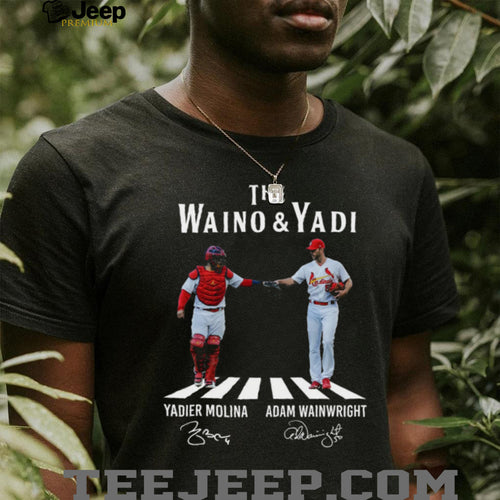 Adam Wainwright Yadier Molina St Louis Cardinals MLB Battery Legends Vintage Men Women Shirt