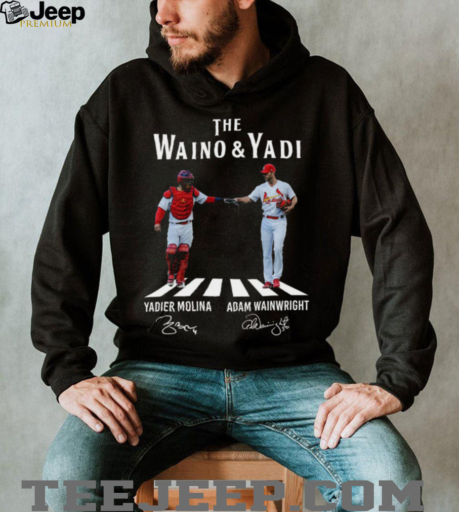Adam Wainwright Yadier Molina St Louis Cardinals MLB Battery Legends Vintage Men Women Shirt